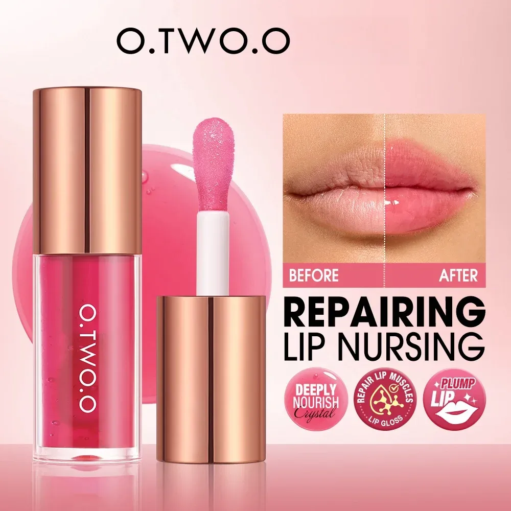 Lip Oil Gloss Lip Plumper Makeup Moisturizing NonSticky Sexy Water Glossy Glitter Primer Tint Lip Balm Care Cosmetics