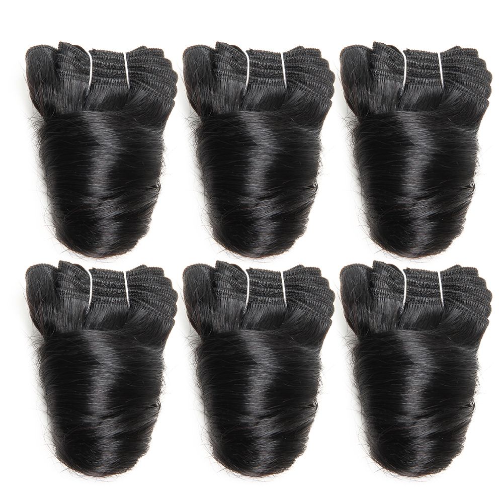 Curly Bundles For Women Burmese Weaving Virgin Human Hair Extensions 100% Curly Human Hair Bundles 6PCS
