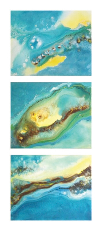 Aqua Dreaming (Triptych)