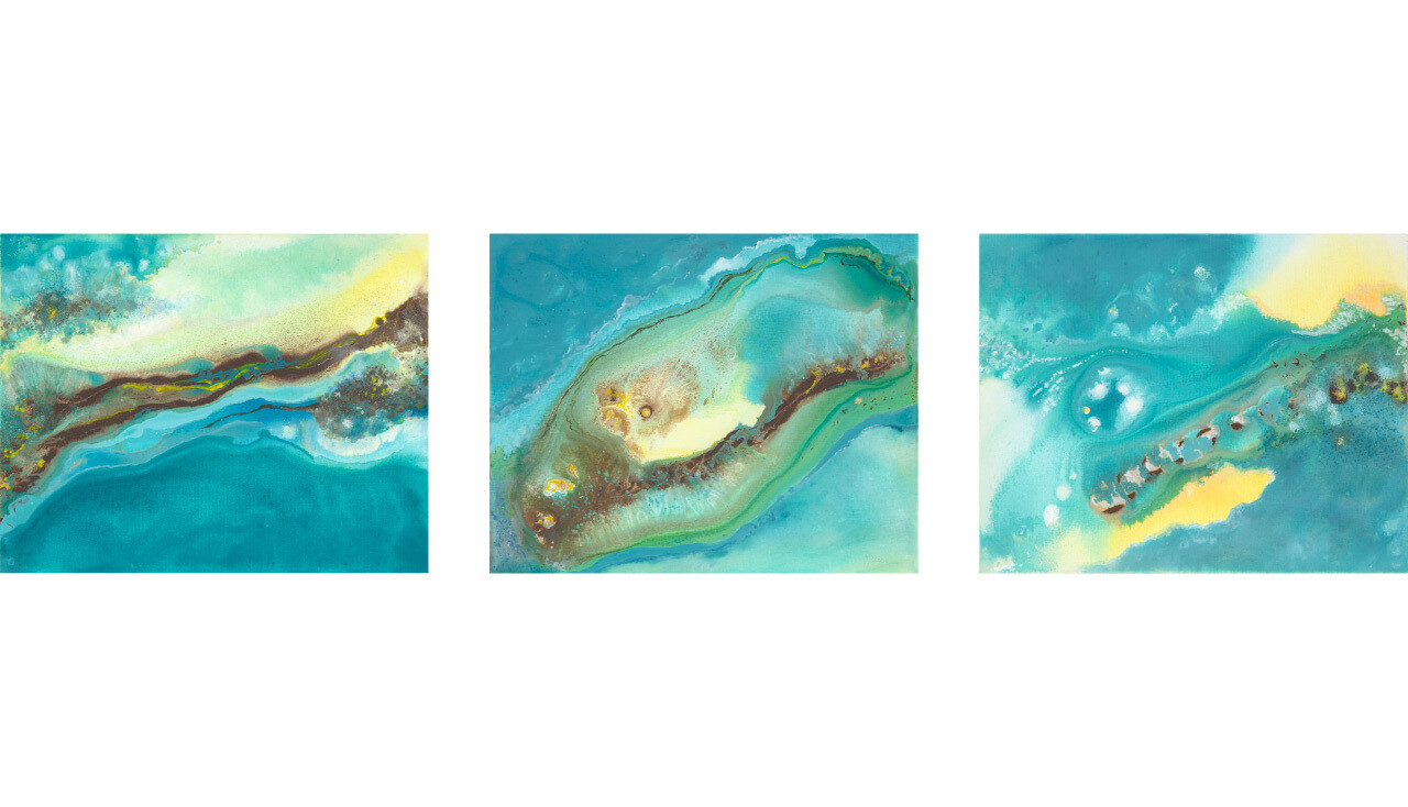 Tropical Island Triptych