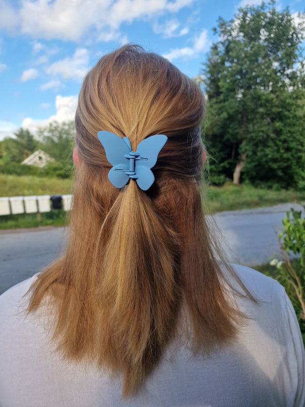 STOR FJÄRIL PASTELL BLÅ