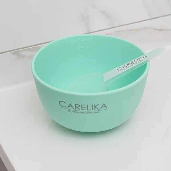 masker bakje  potje Silicone Bowl green 650ml s