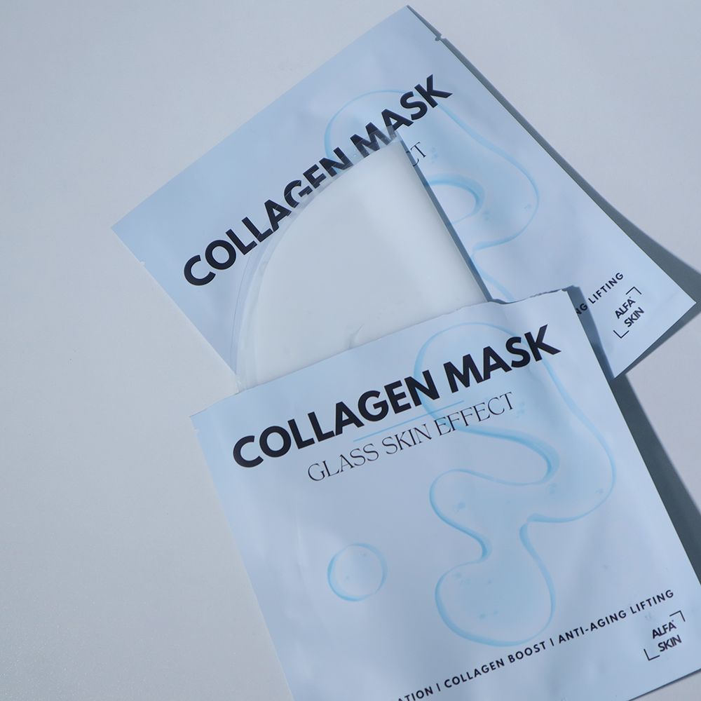 ALFASKIN collageen mask 12st ( 3 doosjes)