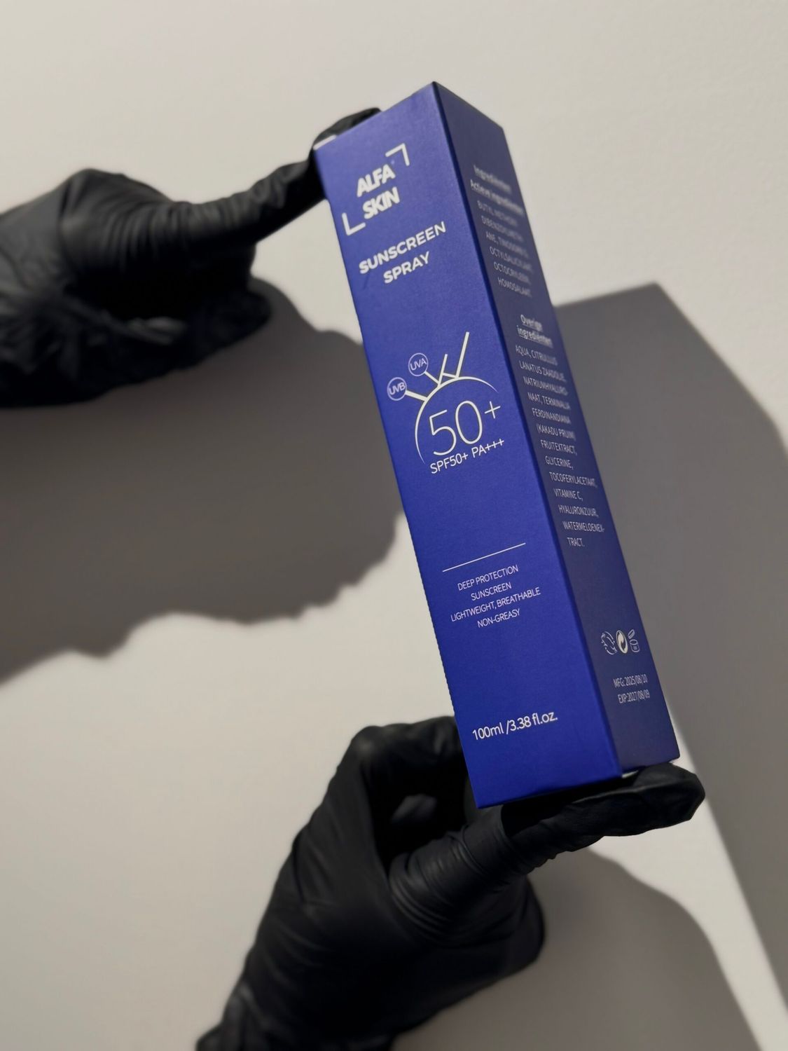Alfaskin SPF50 Transparant Spray 5stuks
