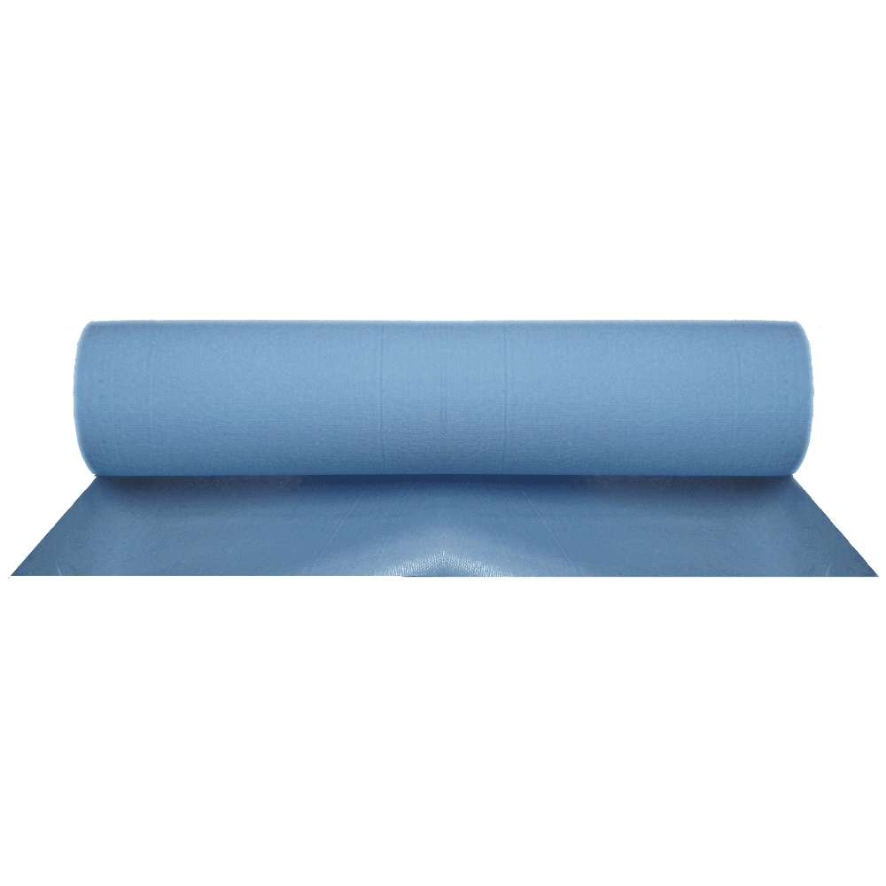behandeltafel papier geplastificeerd blauw 1 rol 50cm x 68m