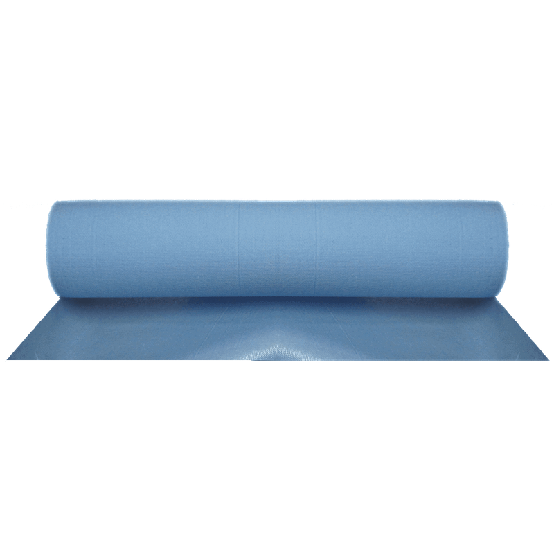 behandeltafel papier geplastificeerd blauw 1 rol 50cm x 68m