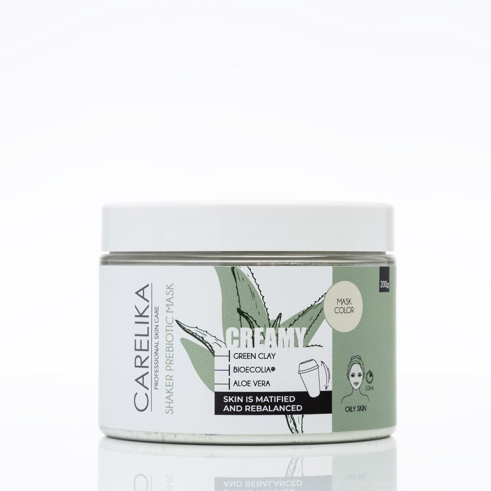 Shaker Prebiotic Creamy Mask Green Clay s