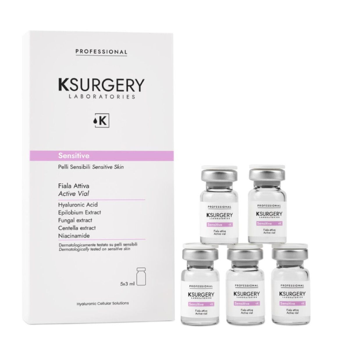 Ksurgery Pro Sensitive Active Vial 5x3ml