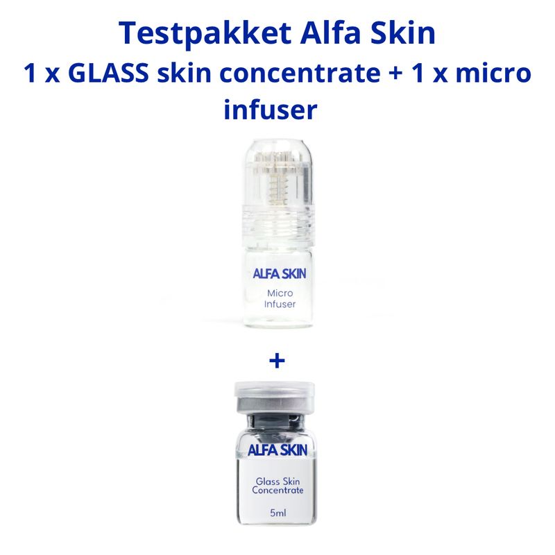Testpakket GLASS Skin 1 x pdrn concentrate + 1 x micro infuser