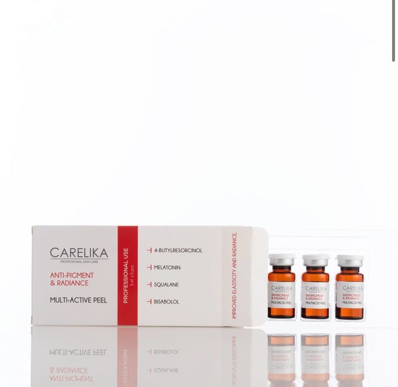 Carelika Multi Acid cocktail peel: Anti-Pigment & Radiance 5x5ml