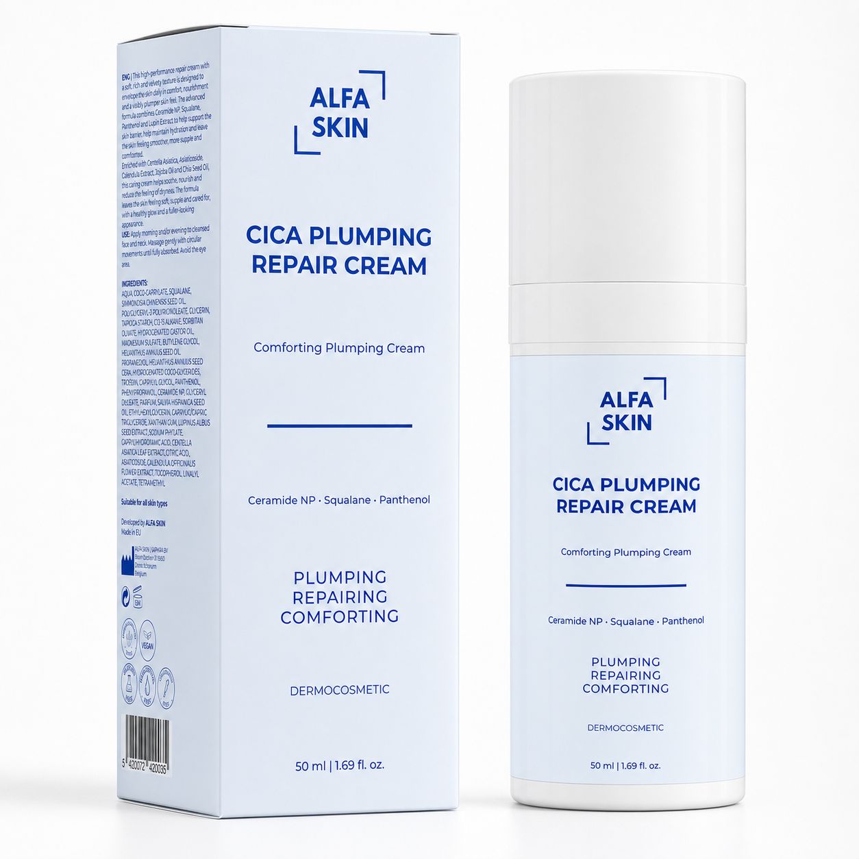 ALFA SKIN Cica Plumping Repair Cream &ndash; 50ml