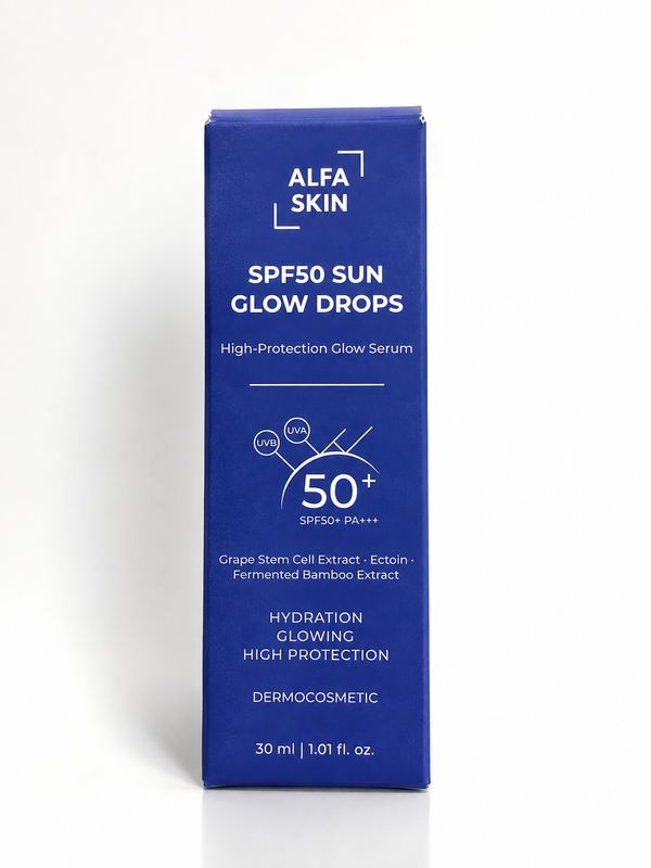 ALFA SKIN SPF50 Sun Glow Drops – 30ml