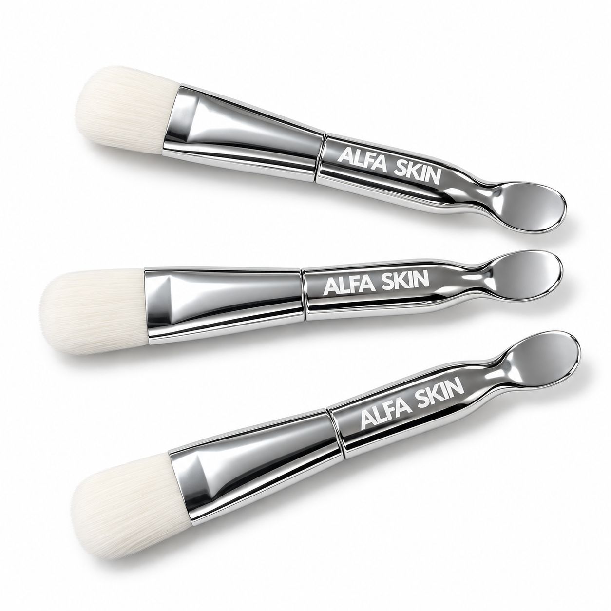 ALFA SKIN Luxe Maskerkwast met Spatel 3 stuks