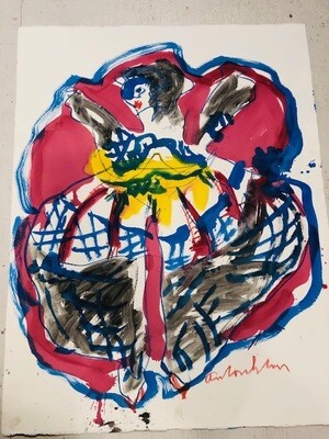 Anton Heyboer – Gesigneerd werk op Hahnemühle papier
