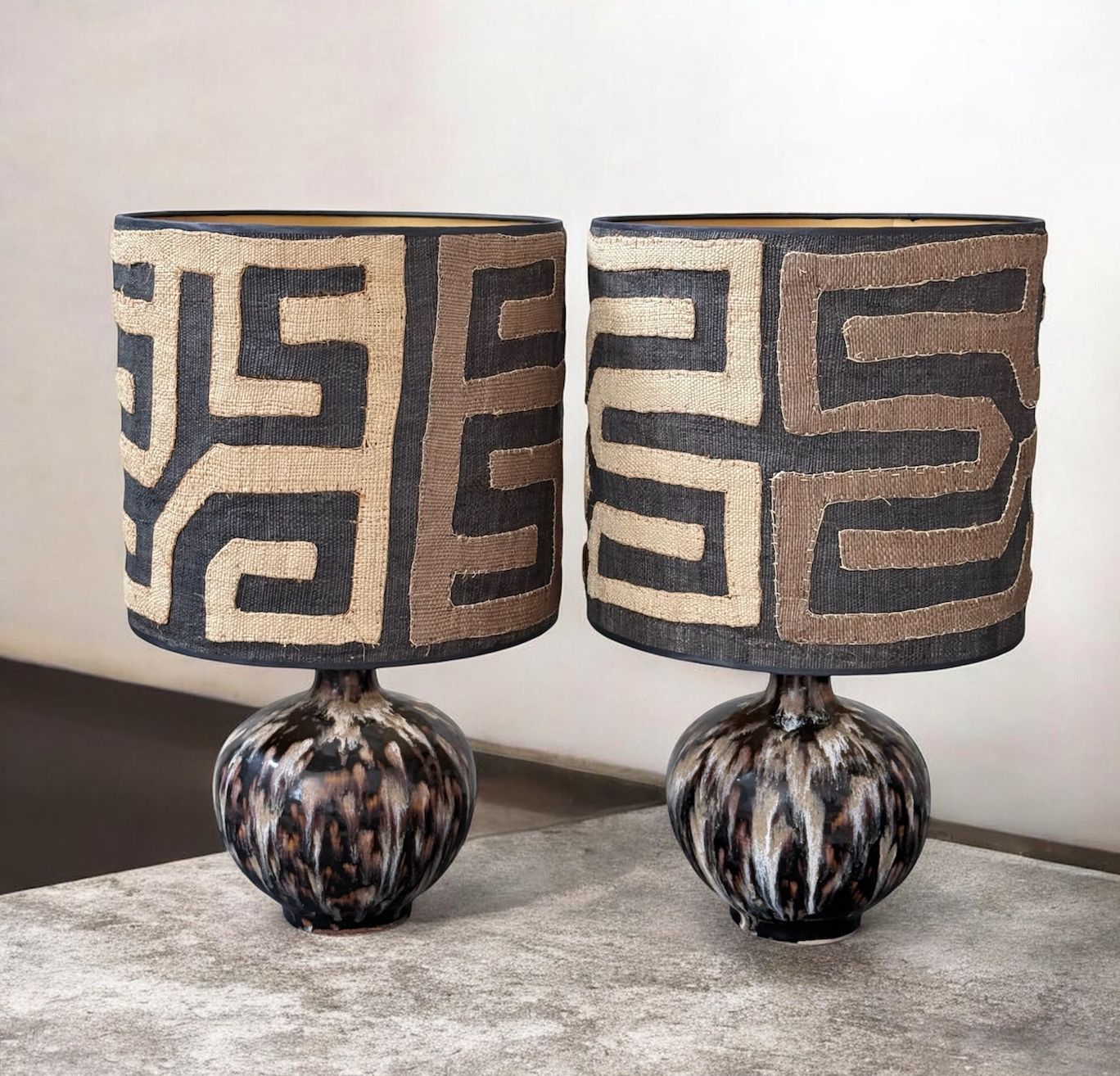 Set lampshades kuba