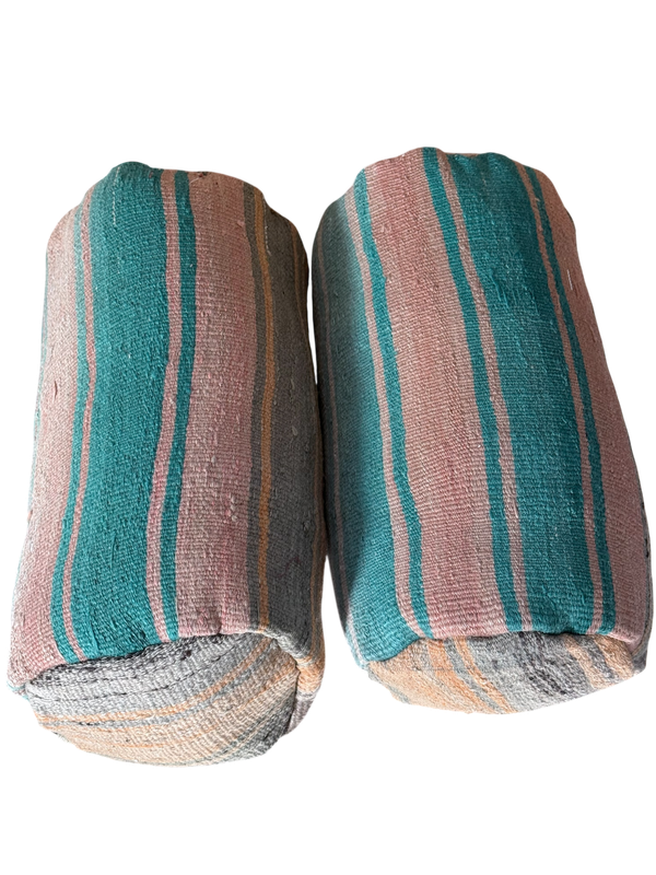 Set of kilim bolsters