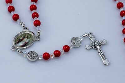 Red Mashan Jade Rosary