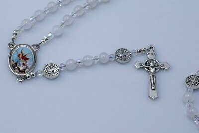 Snow Quartz Rosary