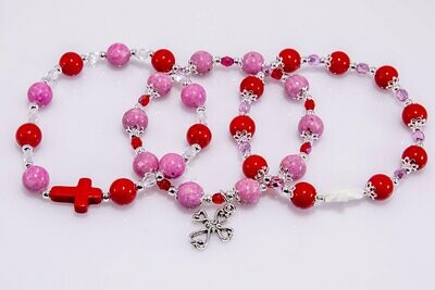 Valentine Rosary Bracelets
