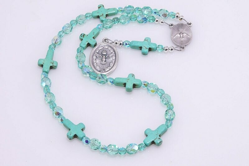 Aqua Gifts of the Holy Spirit Chaplet