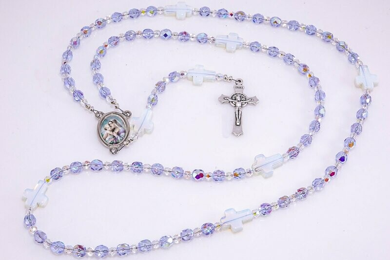 Alexandrite Joys of Mary Rosary