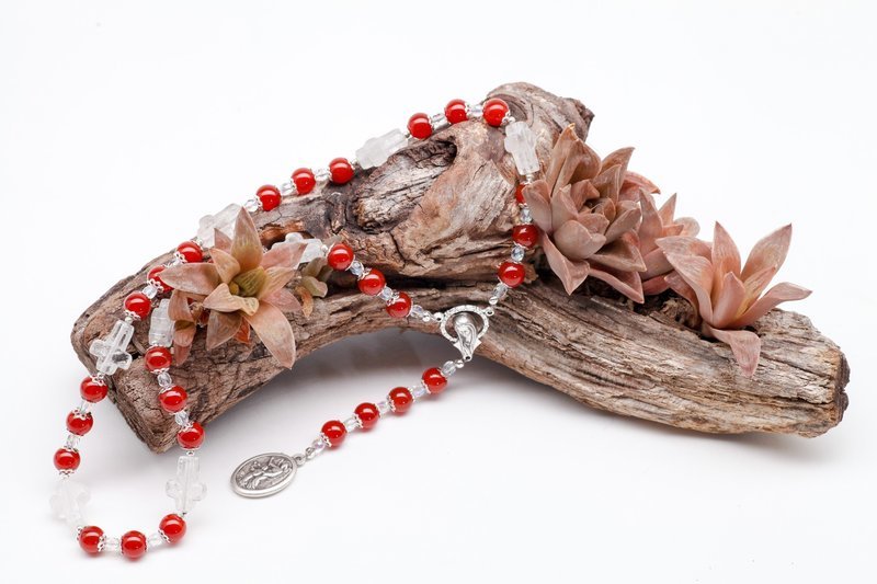 Carnelian St Michael Chaplet