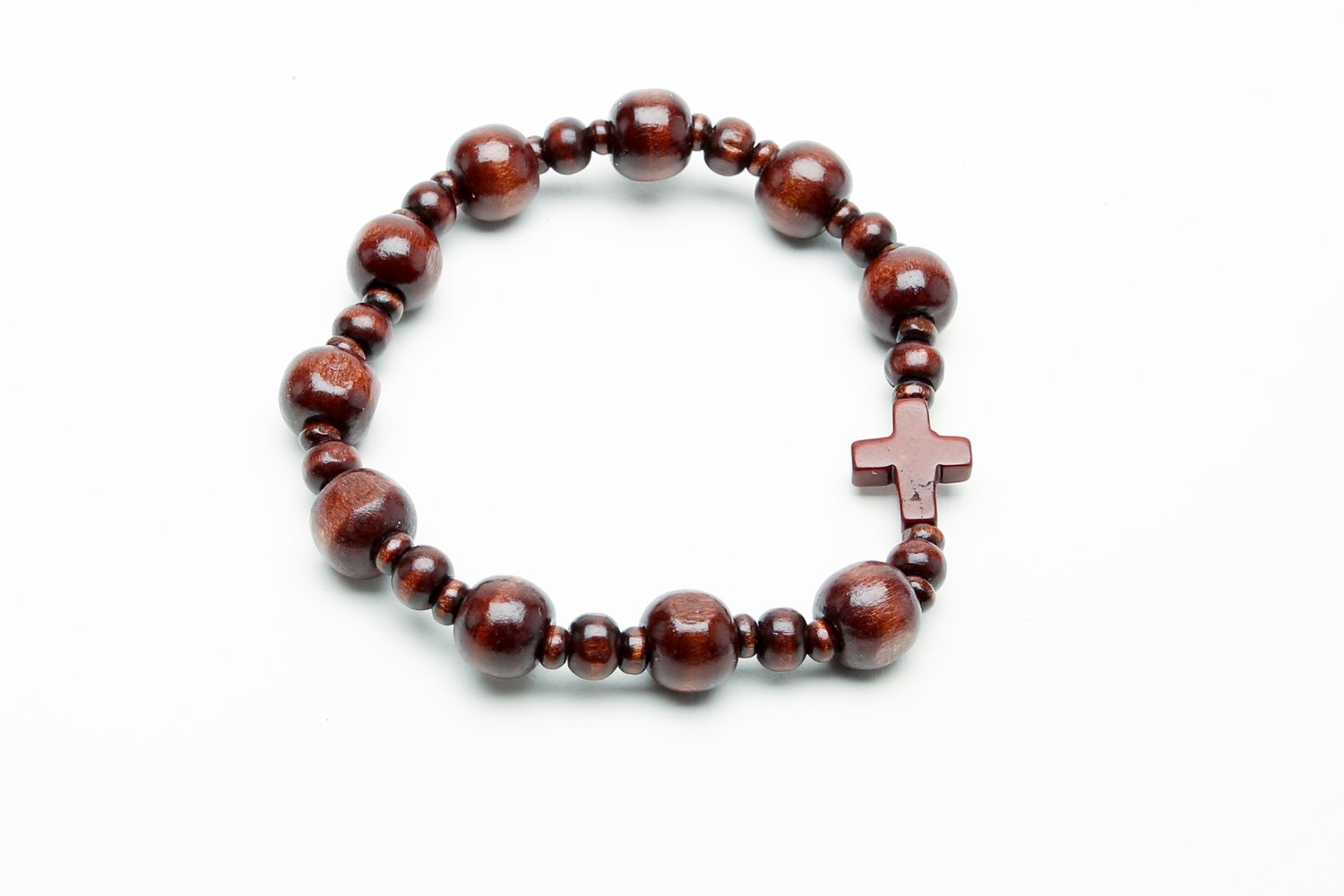 Men's Boxwood Rosary Bracelet