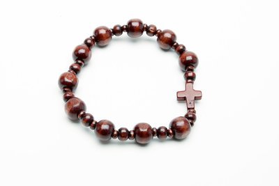 Men’s Boxwood Rosary Bracelet