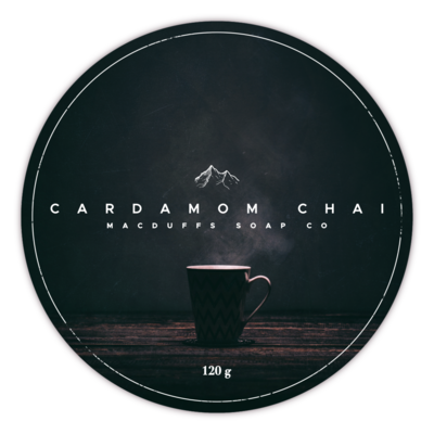 CARDAMOM CHAI SHAVE SOAP (EO SCENT) CARDAMOM CHAI SHAVE SOAP (EO SCENT)