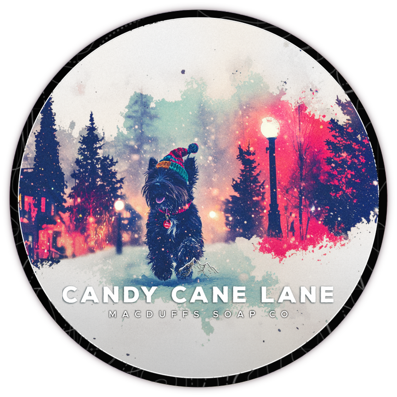 CANDY CANE LANE SHAVE SOAP