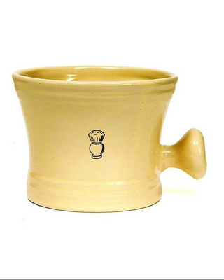 Pure Badger Collection Shaving Mug, Apothecary Style, Cream