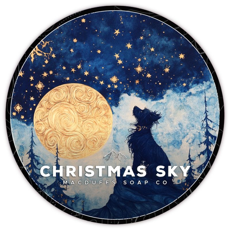 CHRISTMAS SKY SHAVE SOAP