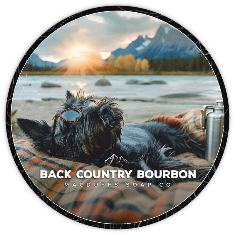 BACK COUNTRY BOURBON SHAVE SOAP