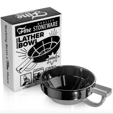Fine Accoutrements Lather Bowl - Black/White