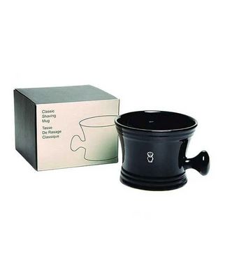 Pure Badger Collection Shaving Mug, Apothecary Style, Black