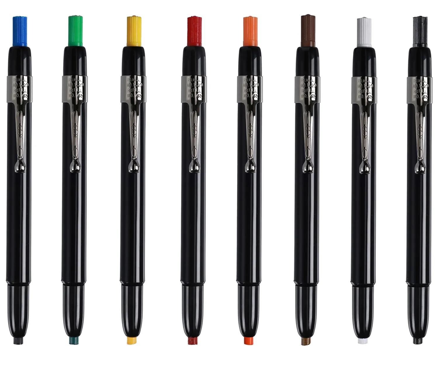 ASSORTED COLOR MARKING PENCILS, 12/BOX
