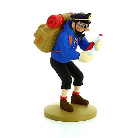 Figurine Tintin - Haddock bouteille vide - Tintinimaginatio