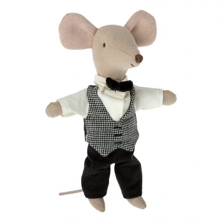 Papa souris et cabine de plage Maileg