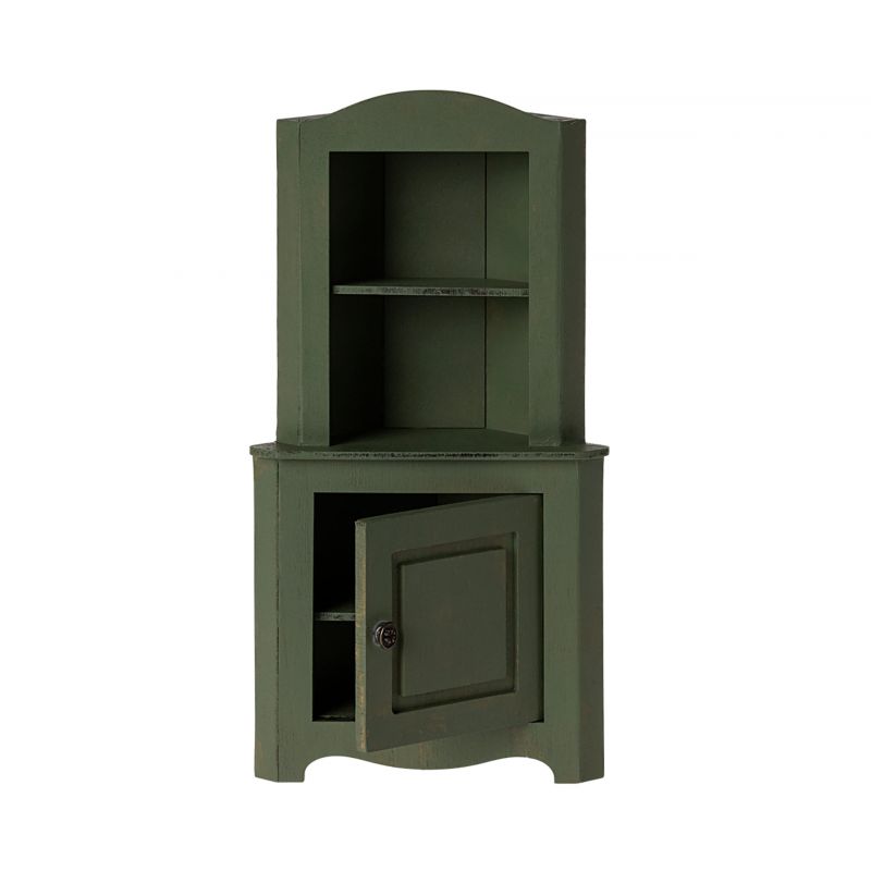 Armoire d&#39;angle souris vert foncé Maileg
