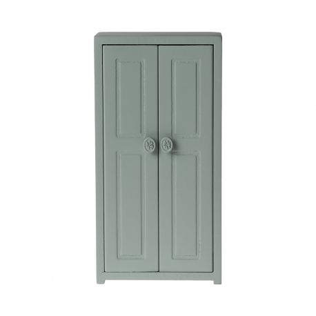 Armoire miniature en bois bleu Maileg