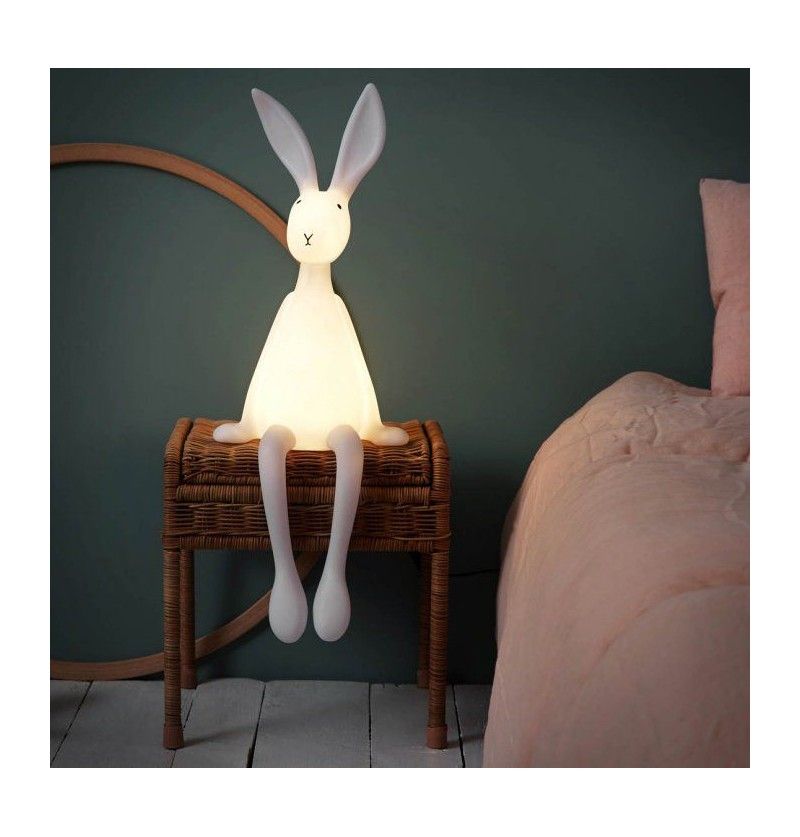 Lampe Joseph le lapin - veilleuse Rose in April