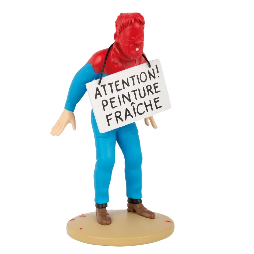 ​Figurine Tintin Haddock peinture fraîche - Tintinimaginatio