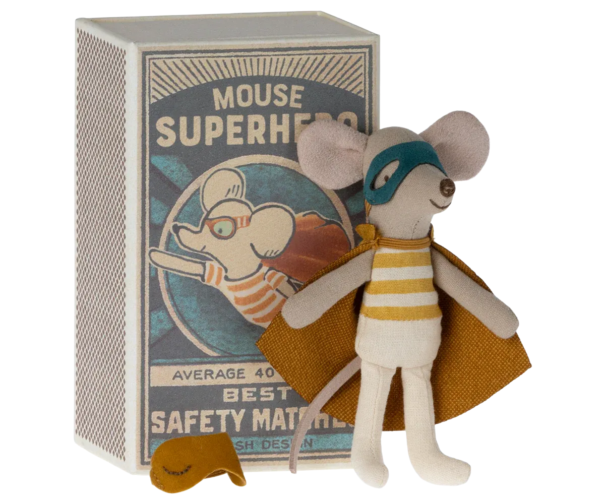 Souris super héros Petit Frère Maileg
