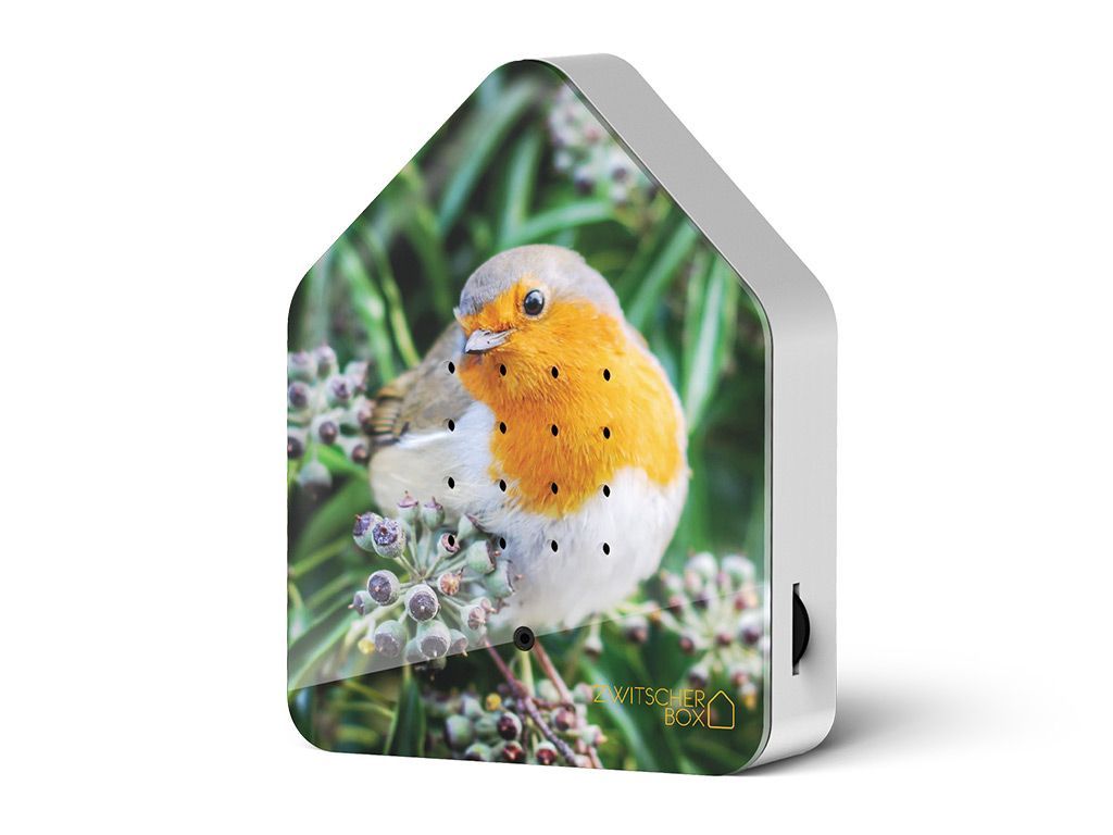 Boite musicale &quot;oiseaux&quot; Relaxound - décor Rouge Gorge