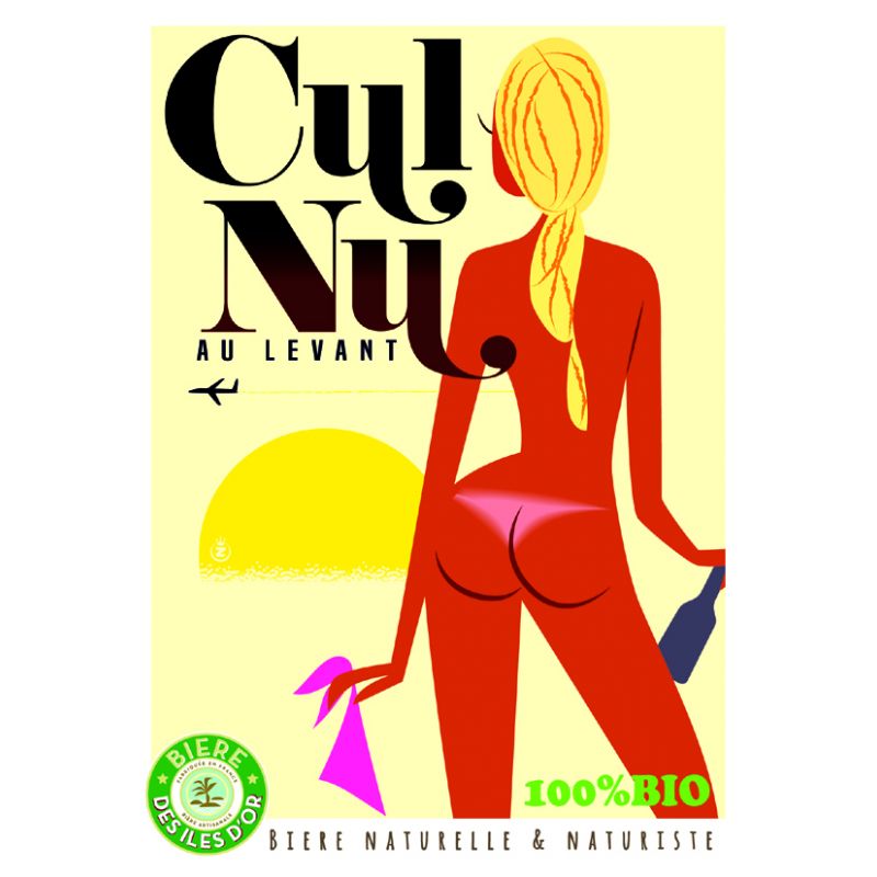 Affiche tirage d'Art "Cul Nu au Levant " Monsieur Z