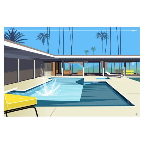Affiche tirage d'Art "Bigger Splash" Monsieur Z.