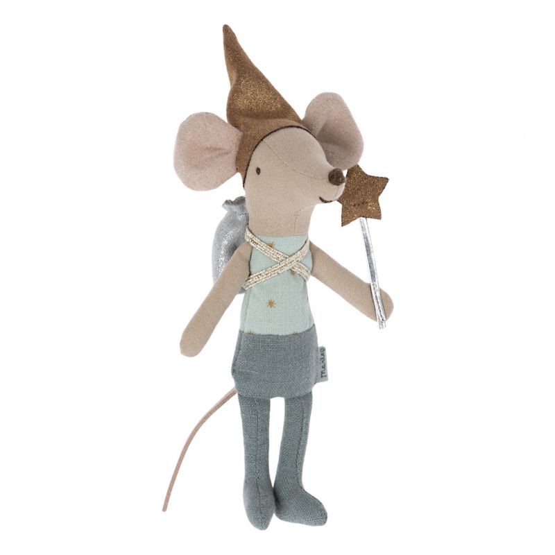 Petite souris fée des dents garçon avec sa boîte Maileg