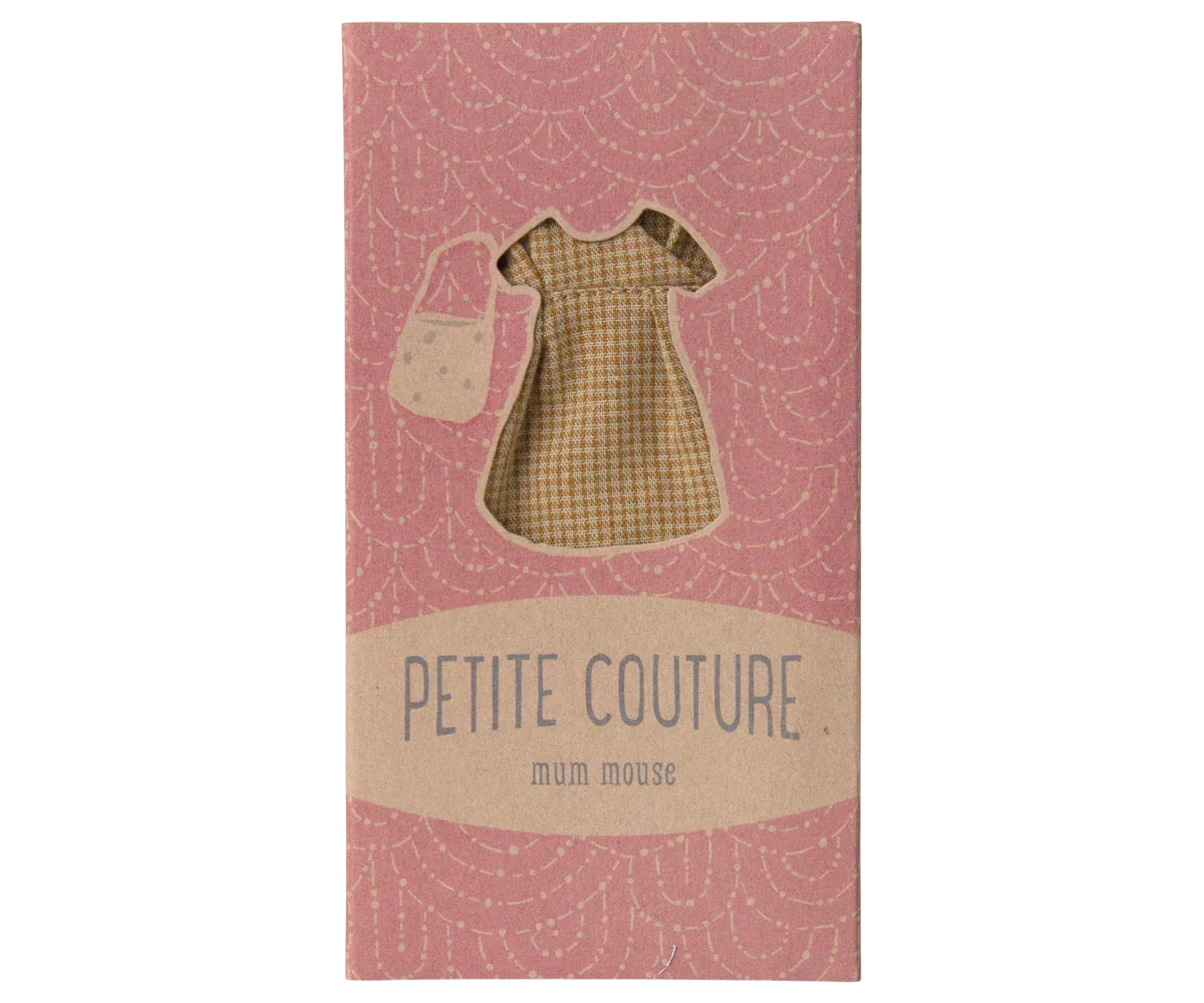 Rose et sac à main souris Maileg