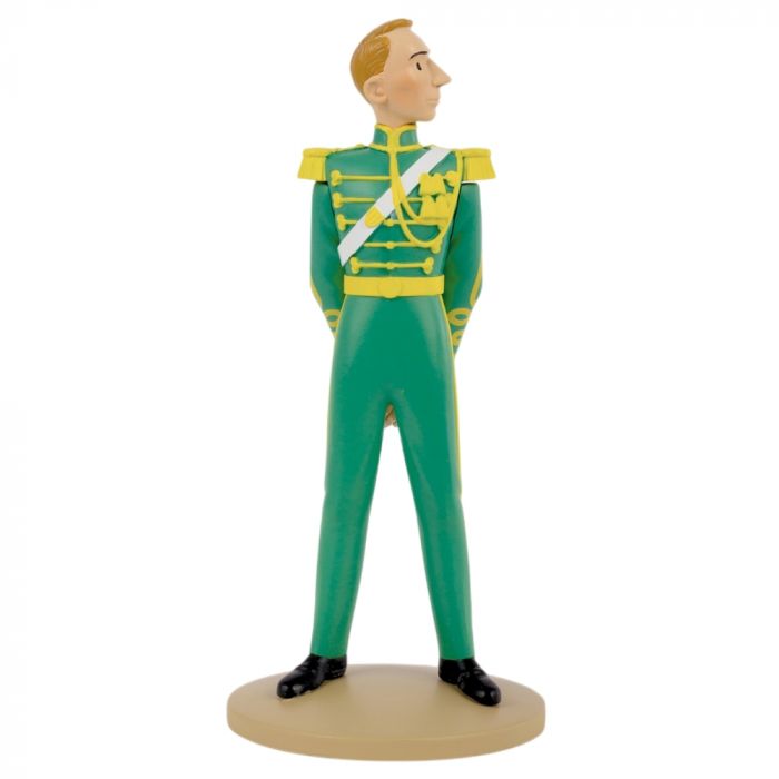 Figurine Tintin - Hergé costume vert - Tintinimaginatio