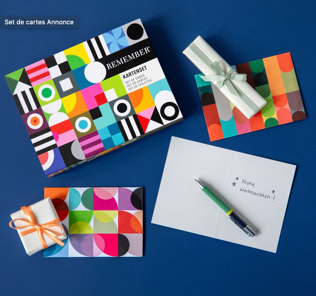 Set de cartes cadeaux Remember